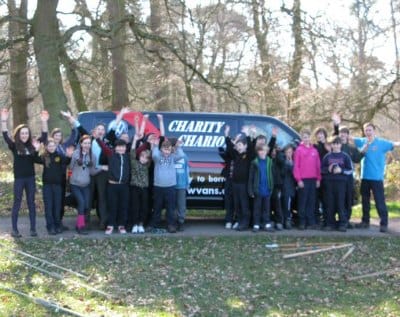 Members of the 7th Lichfield Scout Group on their camping trip