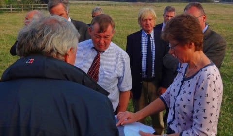 The HS2 Committee on their visit to Lichfield