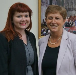 Emma Bottamley with Gisela Stuart MP