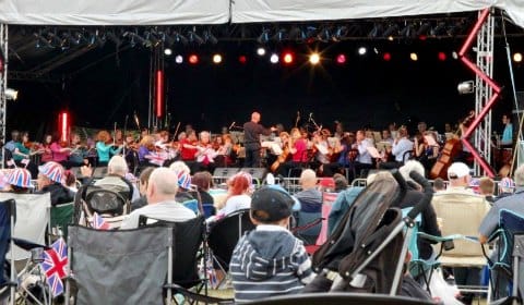 Crowds at the Burntwood Wakes
