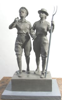 How the new Land Girls memorial will look. Pic: Womens Land Army Tribute