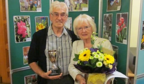 Winners Judy and Brian Littler