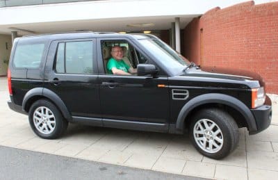 Volunteer driver David Darlaston