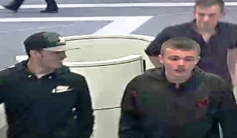 CCTV of some of the group police want to speak to