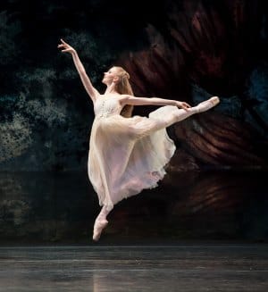 Karla Doorbar as Clara in The Nutcracker. Pic: Bill Cooper