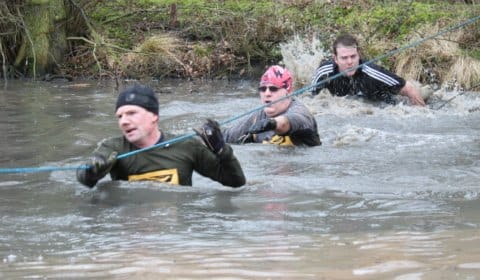 Competitors taking on the Xtreme Challenge