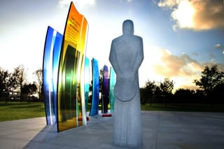 The Naval Services Memorial. Pic: National Memorial Arboretum