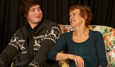 James Goldsworthy and Ginny Davis in Fashionably Late