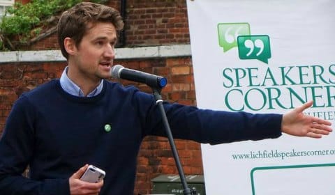 Robert Pass. Pic: Lichfield and Burntwood Green Party