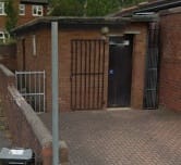 The toilet block at Swan Island