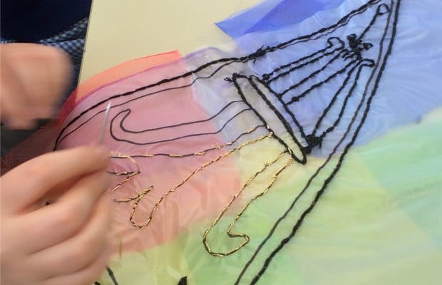 One of the artworks inspired by the Herkenrode Glass
