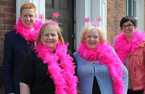 Cllr Doug Pullen, Marisha Place, Kathy Coe and Lucie Ferneyhough