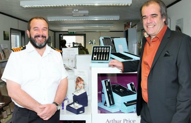 DMS Whittington Surgeon Captain Stuart Millar and Simon Price