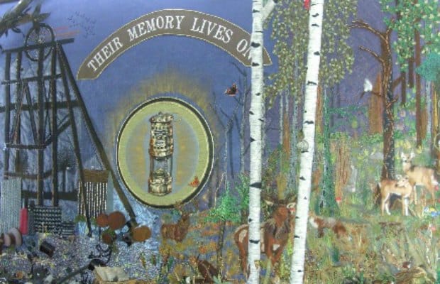 A tapestry created by the Embroidery for Burntwood group