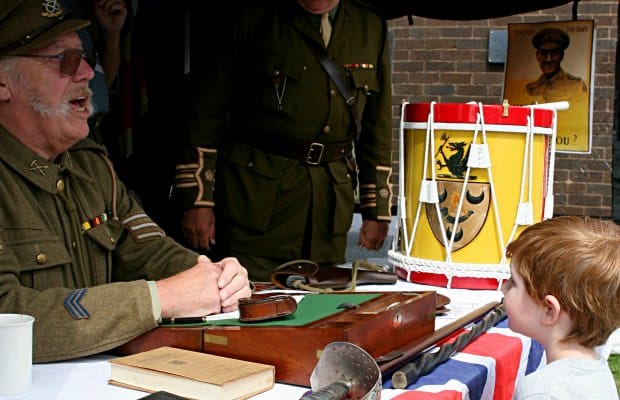 Kitchener recruitment re-enactors