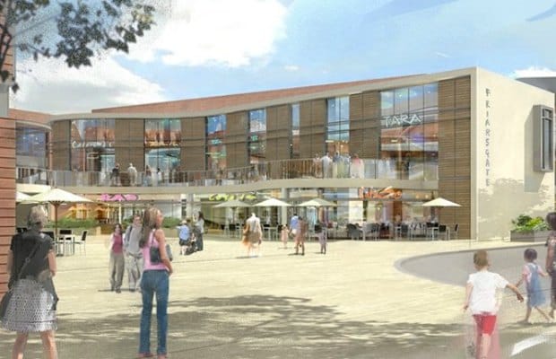 An artist's impression of the Friarsgate development in Lichfield
