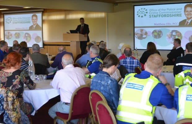 Police and Crime Commissioner Matthew Ellis outlining his vision for the Neighbourhood Watch scheme