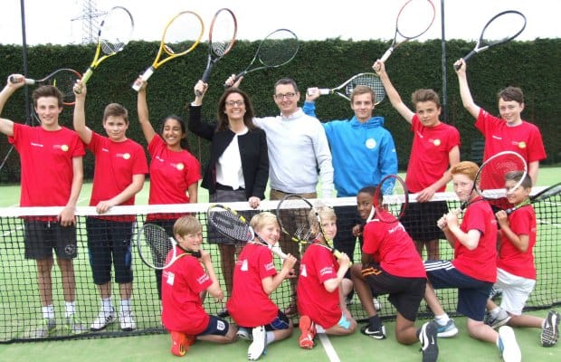 Young tennis players in Lichfield have new kit thanks to a new sponsorship deal.