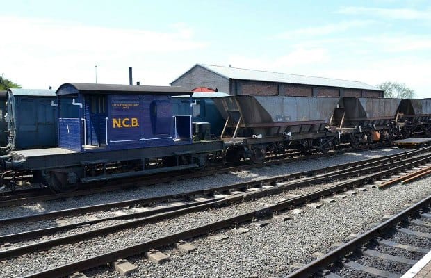 Some of Chasewater Railway's coal trucks. Pic: Chasewater Railway