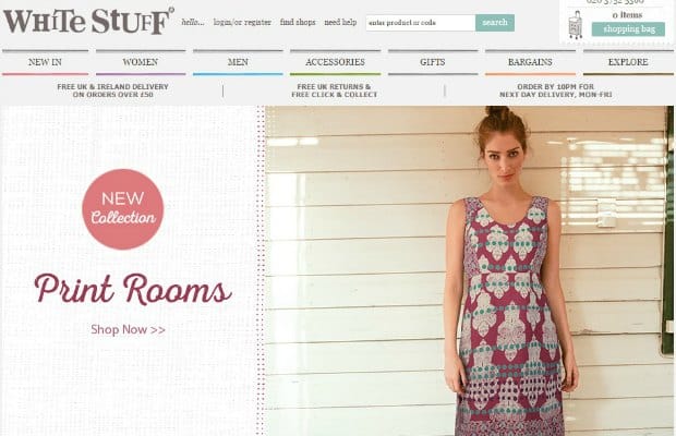 The White Stuff website