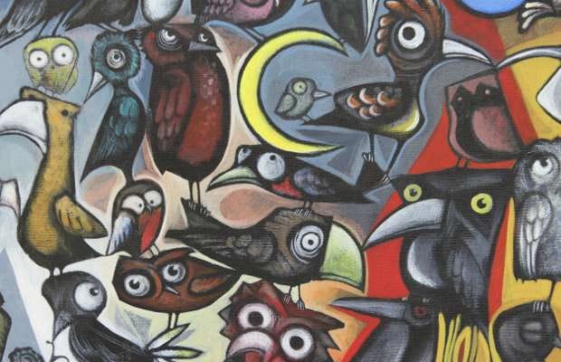 One of John Rattigan's artworks