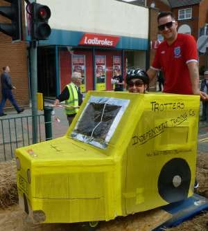 An Only Fools and Horses themed kart