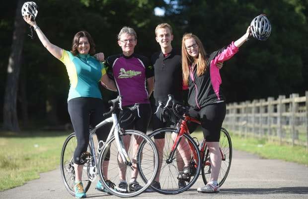 Victoria Coleman, Anthony McLarney, Tom McLarney and Rachel McLarney