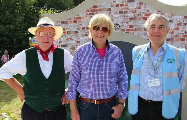 Eric Wood, Michael Fabricant MP and Brian Kingshott at the Huddlesford Heritage Gathering