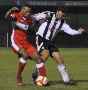 Michael Williams on the ball. Pic: Pamela Mullins