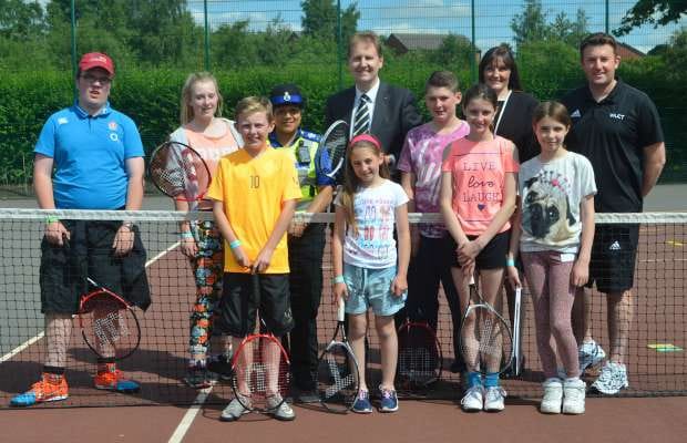 Matthew Ellis at a Space tennis session