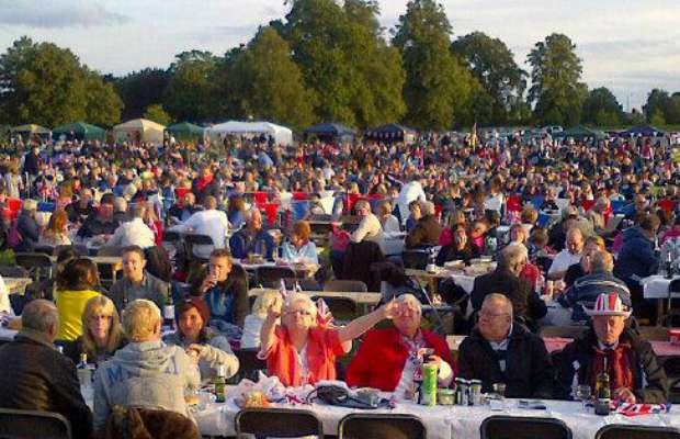 Thousands in Beacon Park for the Lichfield Proms in the Park