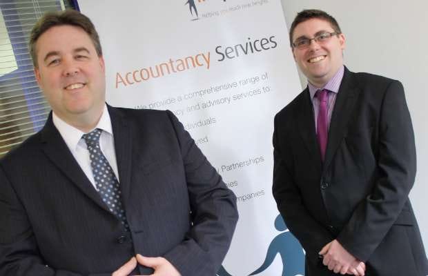 Inspired Accountants director Steven Payton and managing director Paul Bulzacchelli