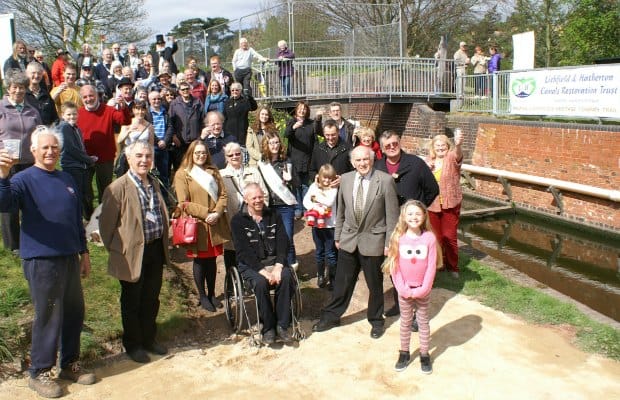 The opening of the Towpath Trail in 2014