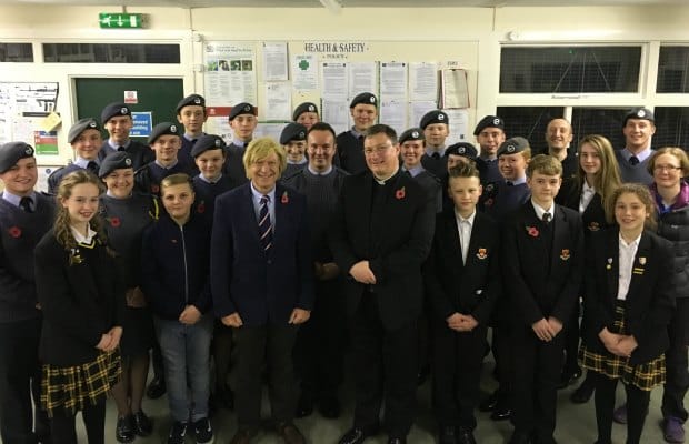 Michael Fabricant MP meets air cadets in Lichfield