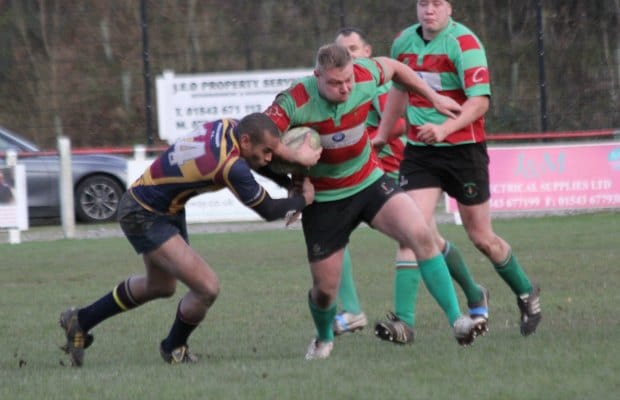 Daryll Organ spots a gap in the line. Pic: Joanne Gough