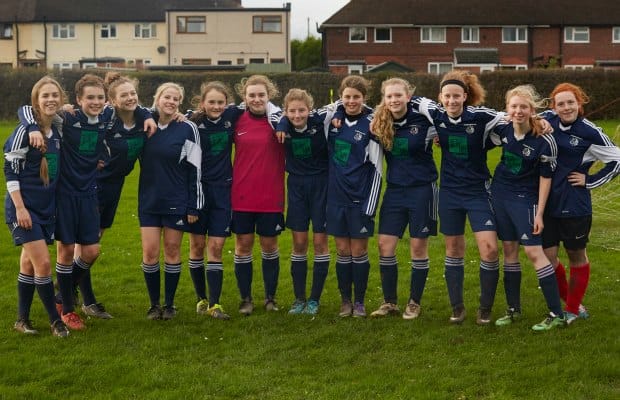 Lichfield Diamonds during a break from filming for Just Charlie