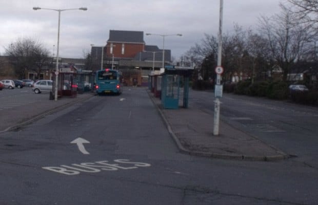 The current bus station in Lichfield city centre. Pic: Elliott Brown