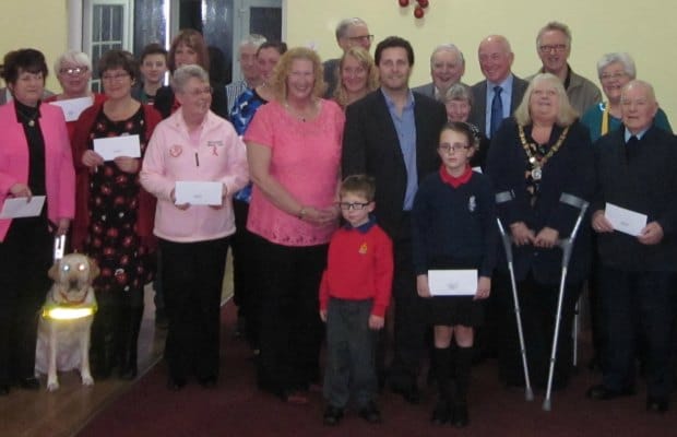 Some of the recipients receive their Grant Aid funding