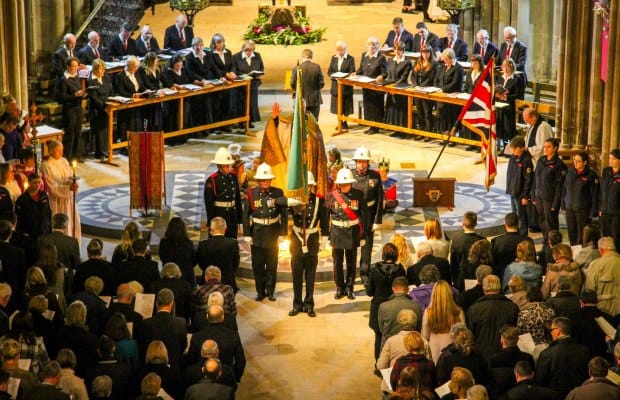 The Staffordshire Fire and Rescue Service carol concert in Lichfield Cathedral