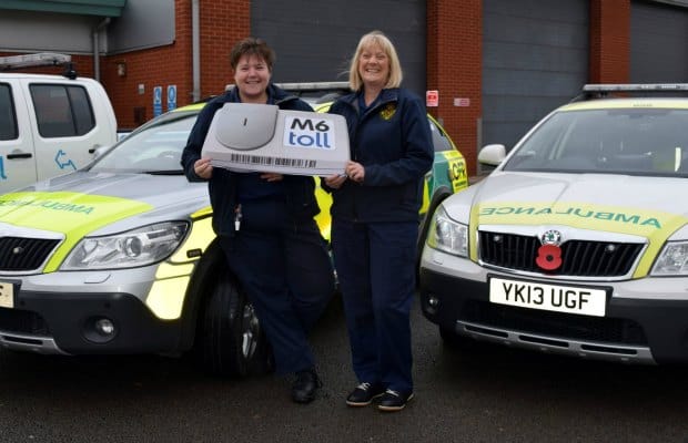 Rachel Baron and Andrea Richards of Burntwood and District Community First Responders