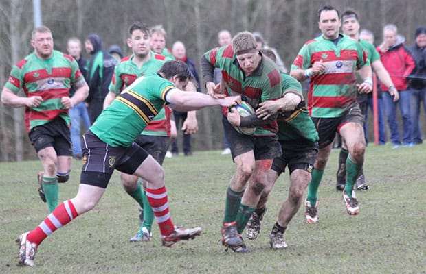 Alan Mapp tries to wriggle out of a challenge. Pic: Joanne Gough