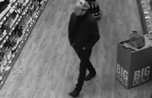 The man caught on CCTV in the Co-op store on Boley Park