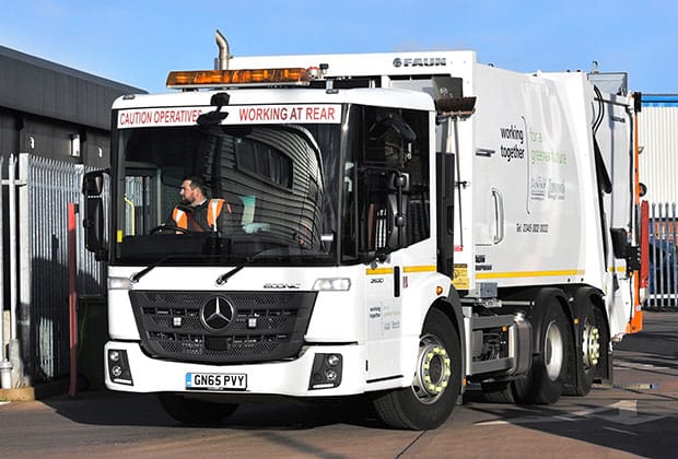 One of the new trucks