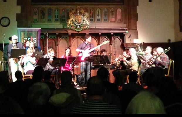 Blast Off performing at the Lichfield Guildhall