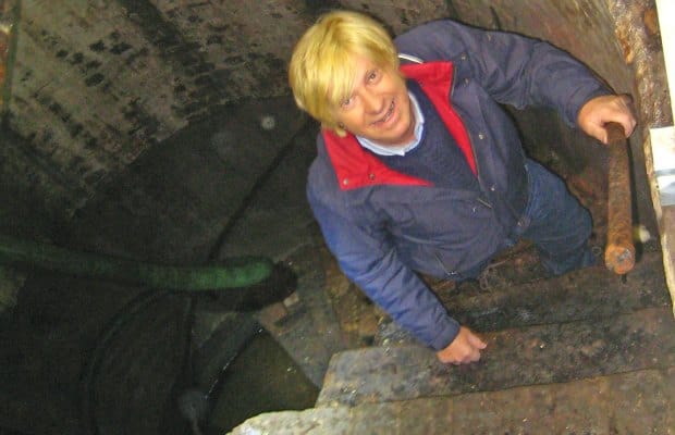 Michael Fabricant in the Hanch Tunnel