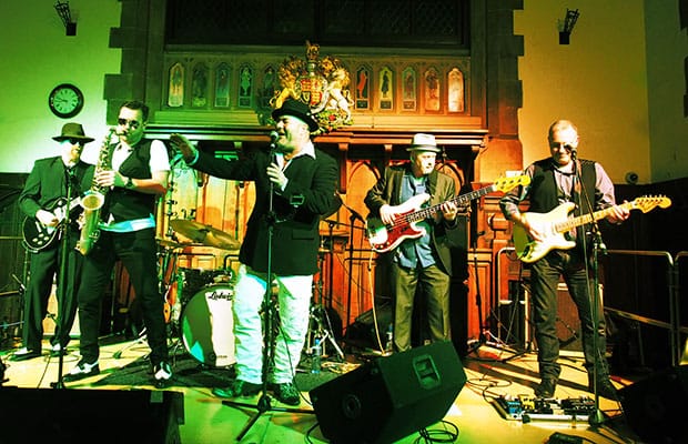 The Stumble performing at Lichfield Guildhall. Pic: Dave Jones