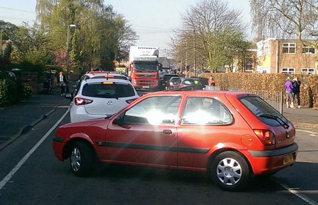 Traffic on Cherry Orchard
