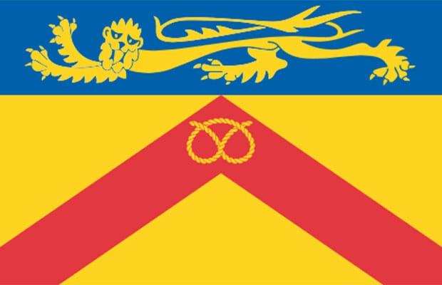 The flag design proposed by Staffordshire County Council