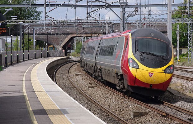 A Virgin Trains service passing through Lichfield Trent Valley. Pic: Matt Buck