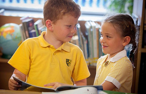 Pupils at Lichfield Cathedral School